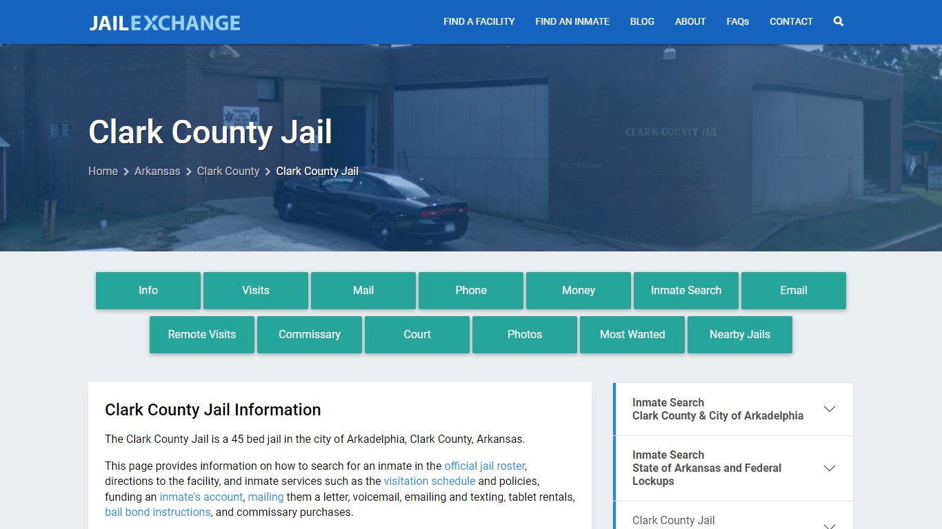 Clark County Jail, AR Inmate Search, Information - Jail Exchange